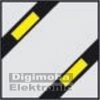 Module 9082 Module for set of points, 45° parallel, with 2 yellow long field luminous diodes